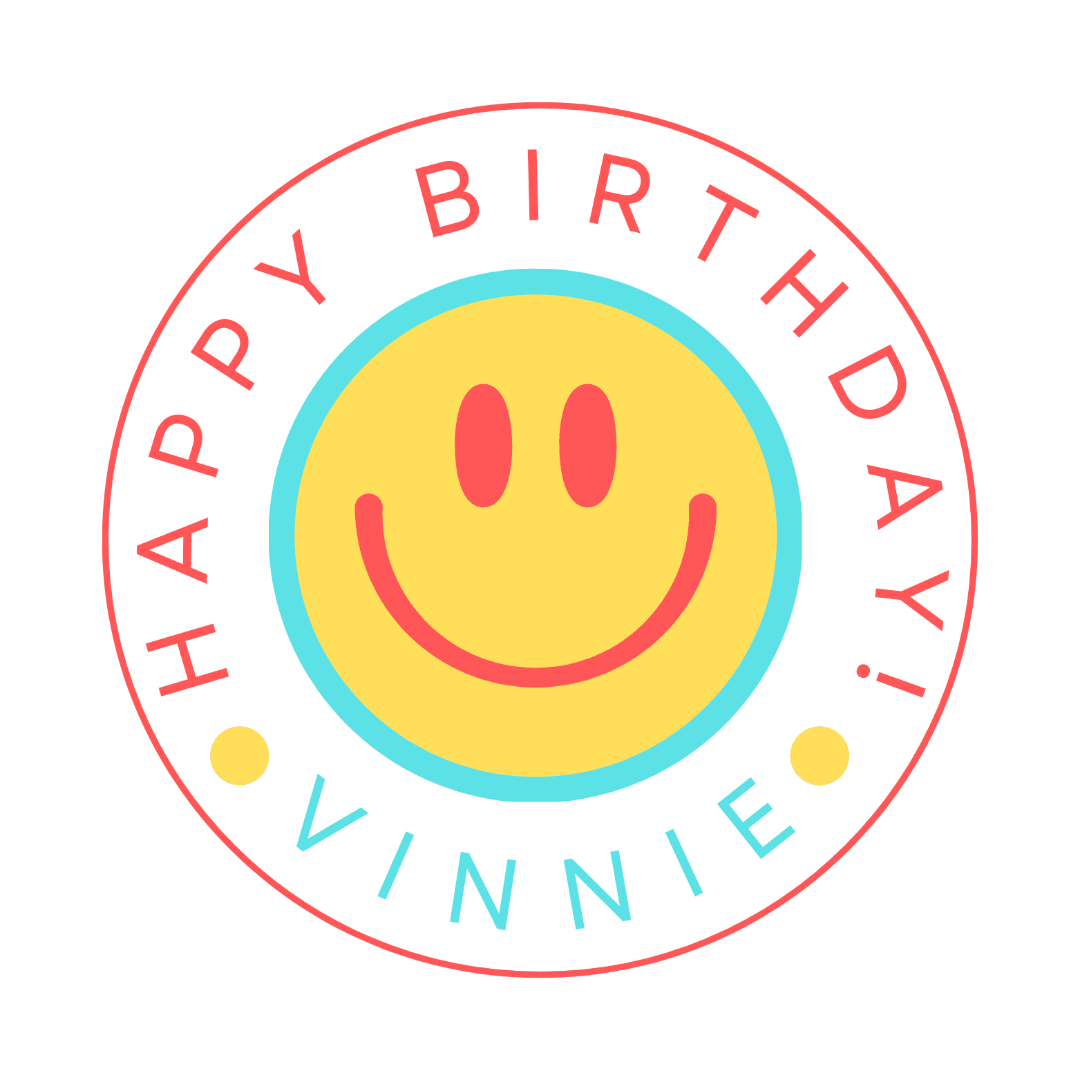 Personalised Glossy Stickers for Sweet Cones (10 count) Image